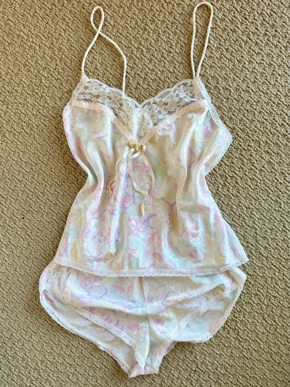 RARE Dior - 1980s Vintage Midsummer Nights Dream Peignoir By Christian Dior